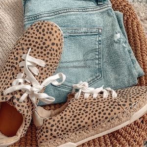 Cheetah Print Espadrille Sneakers